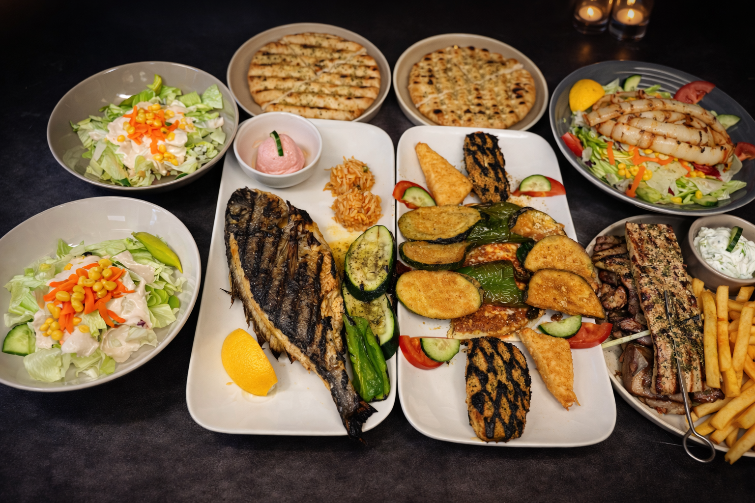 Signature-Gericht als Hero-Hintergrund